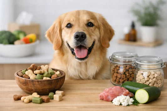 Antiallergische Leckerlis für Hunde finden