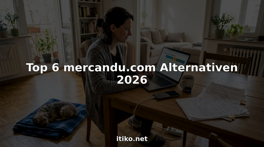 Tierhalterin vergleicht verschiedene Softwarelösungen am heimischen Schreibtisch.