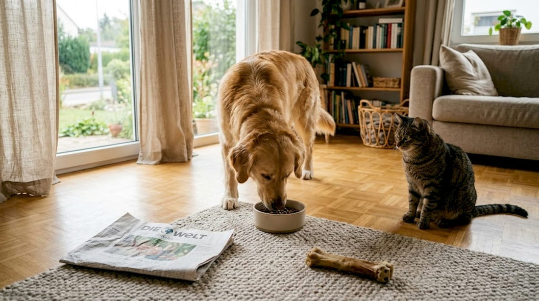 Wenn im Wohnzimmer das Futter umgestellt wird: So reagieren Hund und Katze