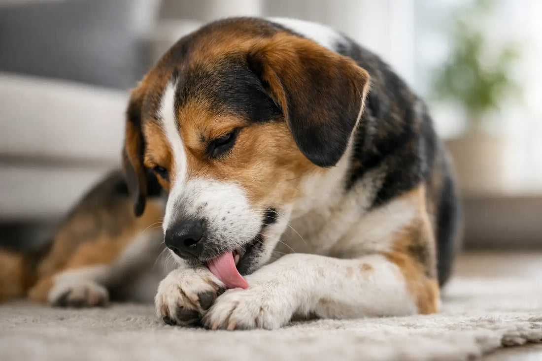 Warum leckt mein Hund die Pfoten so häufig?
