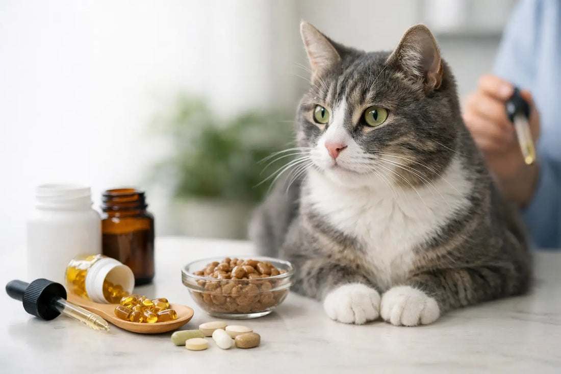 Wie wähle ich Vitamine für meine Katze aus?