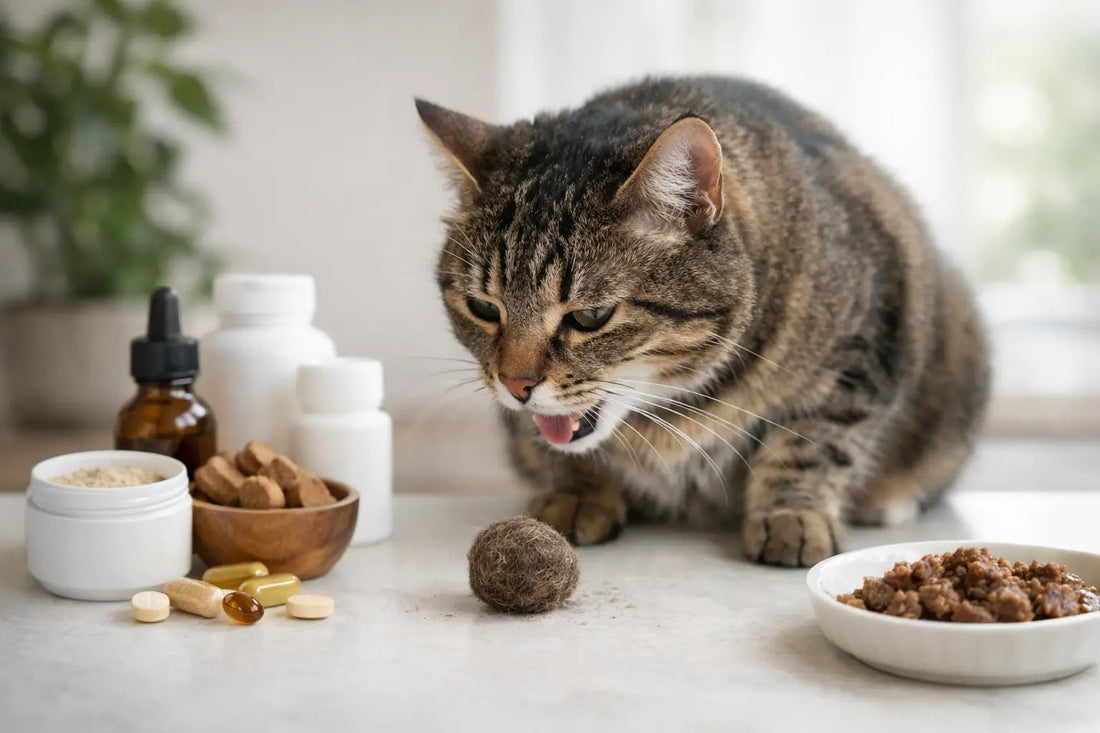 Katzen-Supplement bei Haarballen: Was hilft?