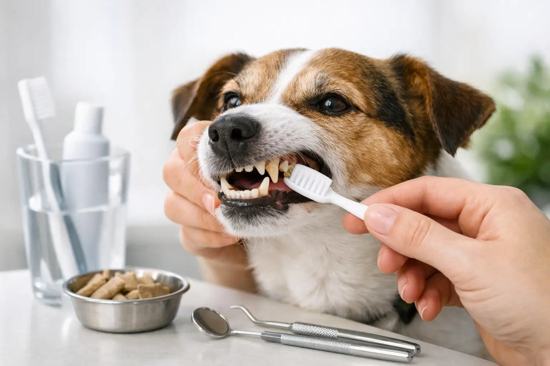 Zahnbelag Hund schonend reduzieren