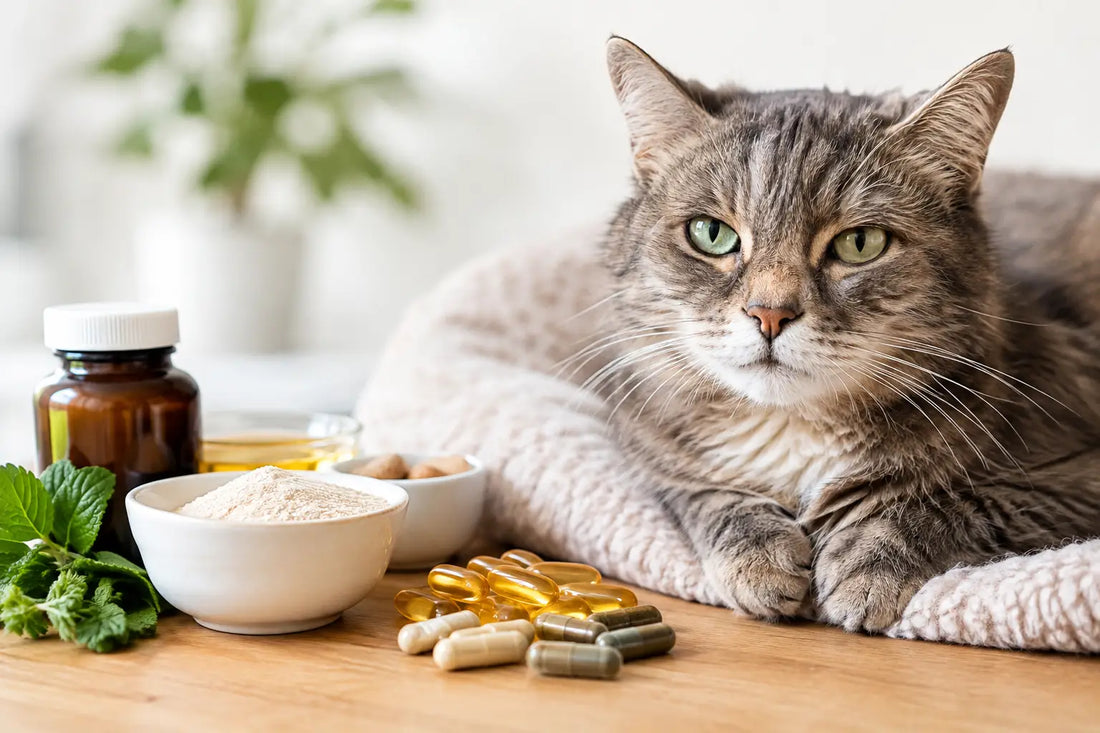 Die wichtigsten Supplemente für Senior-Katzen