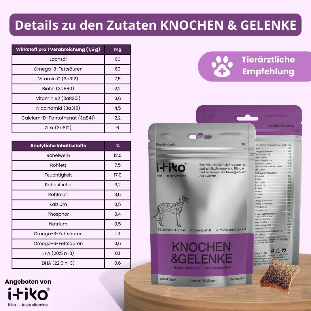 Vitamine für Hunde "Knochen & Gelenke"